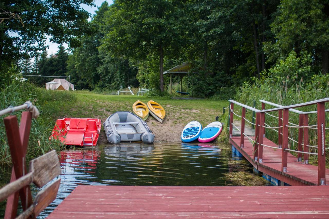Mazurskie Chatki Mrągowo Exterior foto