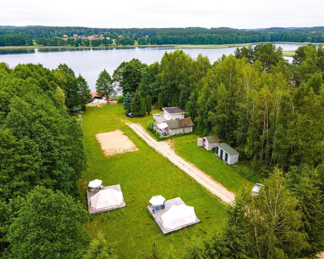 Mazurskie Chatki Mrągowo Exterior foto